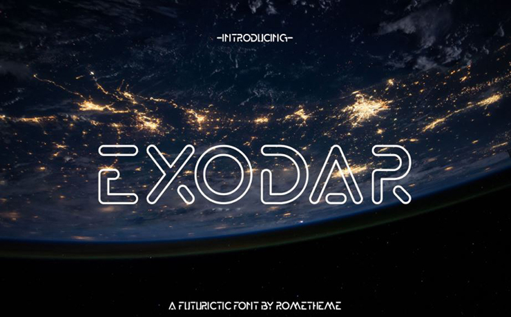 Exodar Font Family Free Download