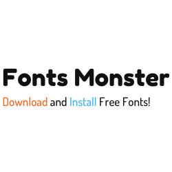 Fonts Monster logo