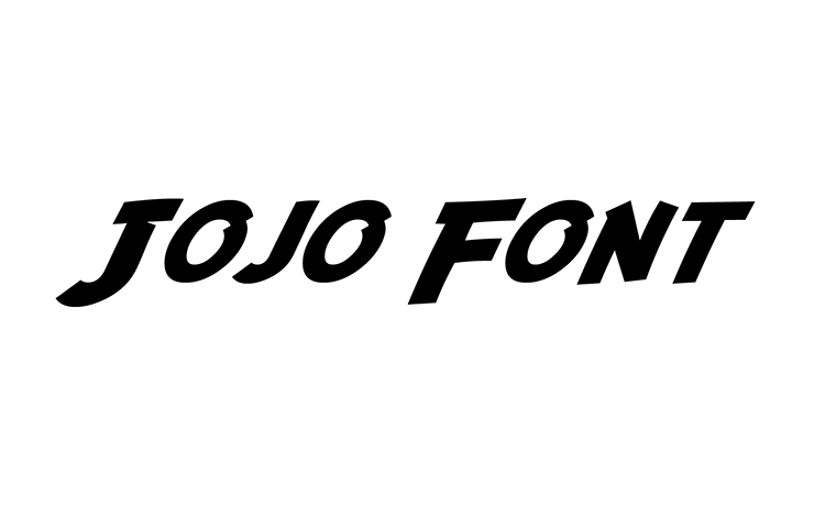 Jojo Font Family Free Download