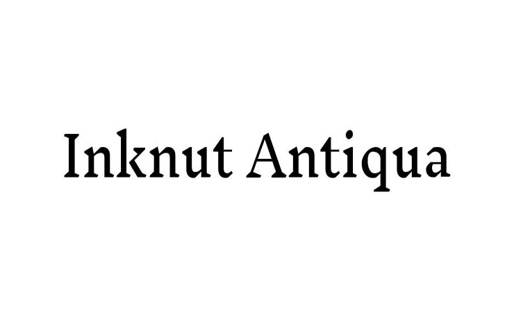 Inknut Antiqua Font Family Free Download