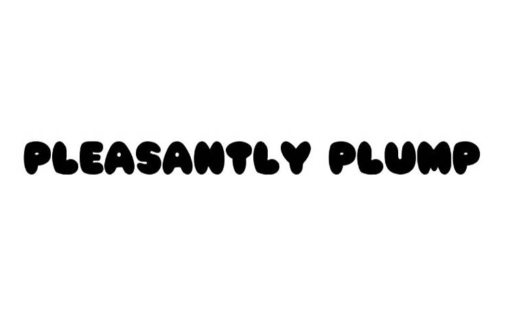 Pleasantly Plump Font Family Free Download