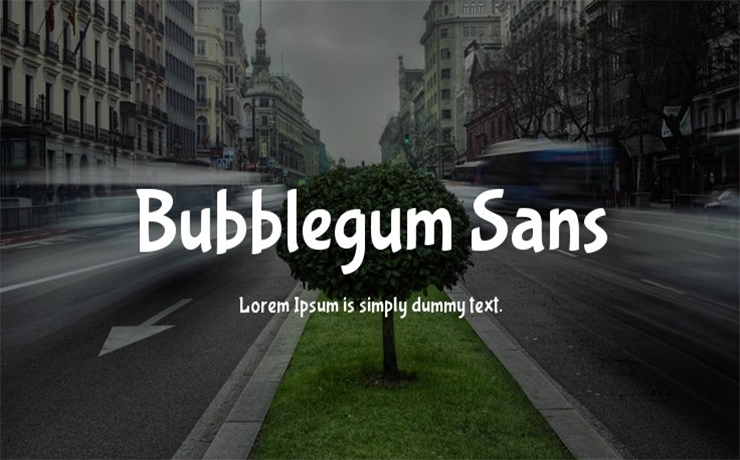 Bubblegum Sans Font Family Free Download