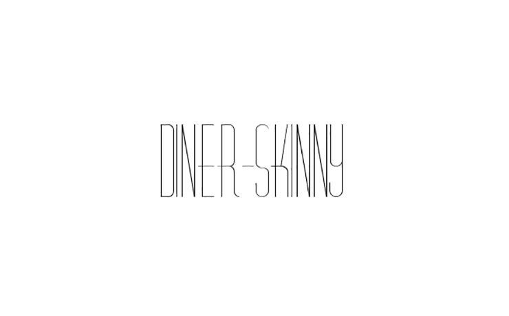 Diner Skinny Font Family Free Download