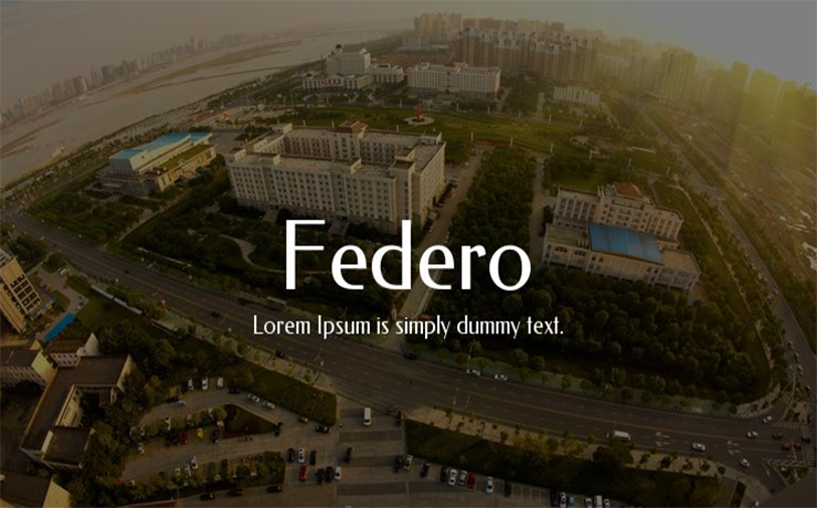Federo Font Family Free Download