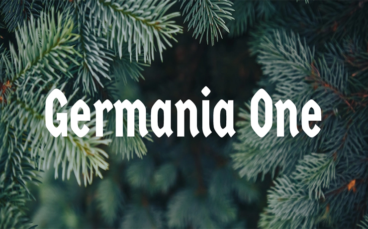 Germania One Font Family Free Download