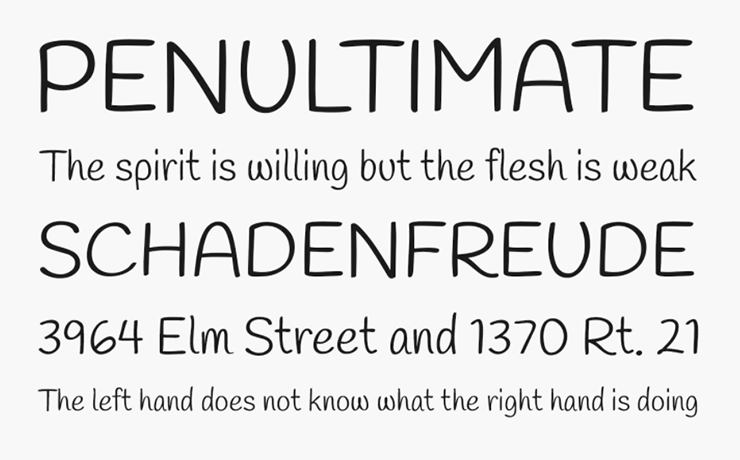 Handlee Font Family Download