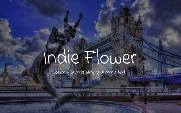 Indie Flower Font Family Free Download