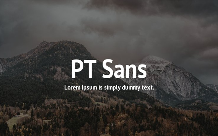 Pt Sans Font Family Free Download