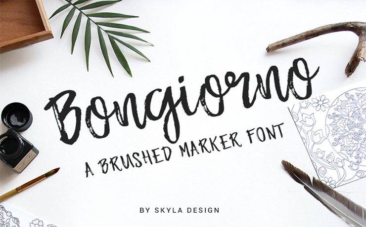 Bongiorno Font Family Free Download
