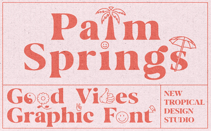 Palm Springs Font Family Free Download