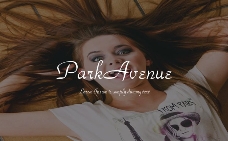 Park Avenue Font Family Free Download