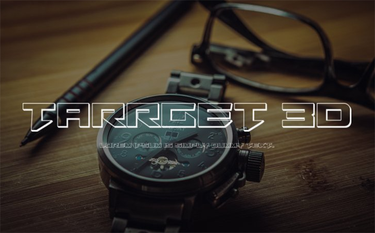 Tarrget Font Family Free Download