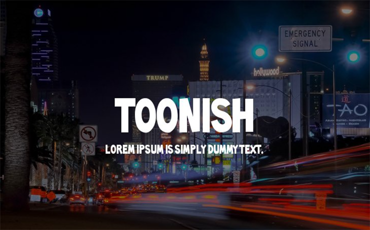Toonish Font Family Free Download