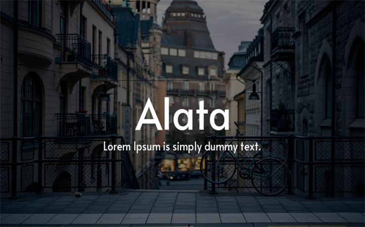 Alata Font Family Free Download