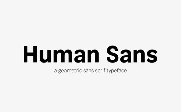 Human Sans Font Family Free Download