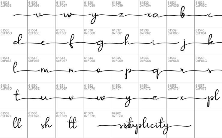 Simplicity Font Free Download