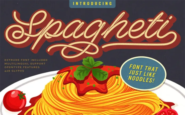 Spagheti Script Font Family Free Download