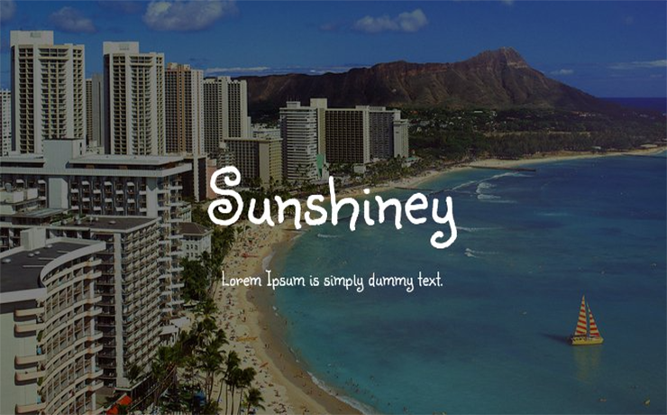 Sunshiney Font Family Free Download