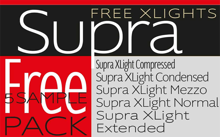Supra Font Family Download