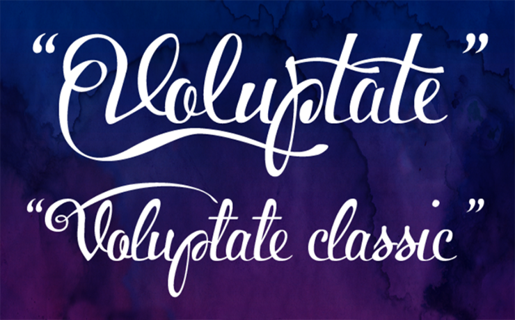 Voluptate font Family Free Download