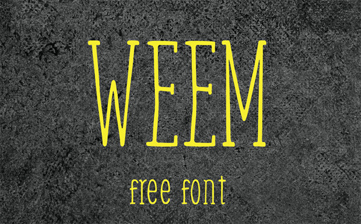 Weem Font Family Free Download