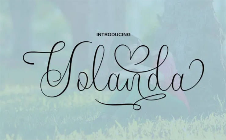 Yolanda Script Font Family Free Download