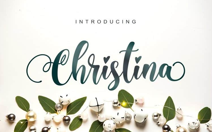 Christina Calligraphy Font Family Free Download