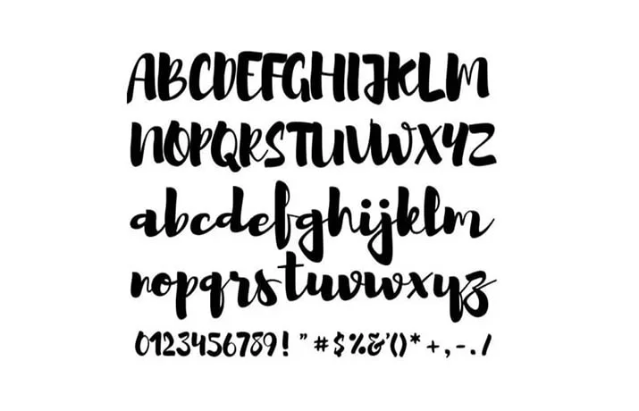 Brusher Font Family Download