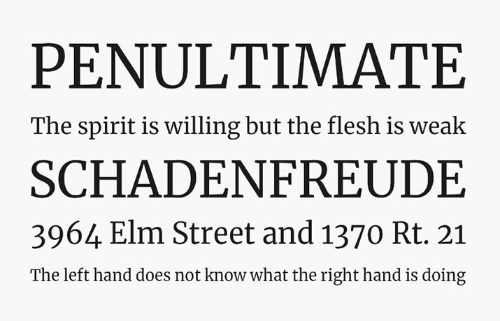 Merriweather Font Family Download