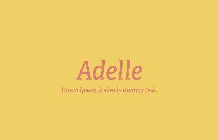 Adelle Font Family Free Download