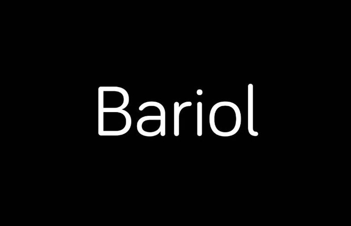 Bariol Font Family Free Download