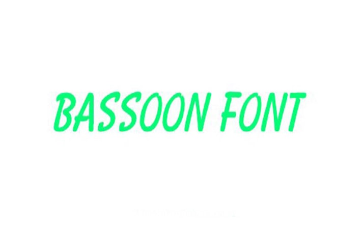 Bassoon Font Family Free Download
