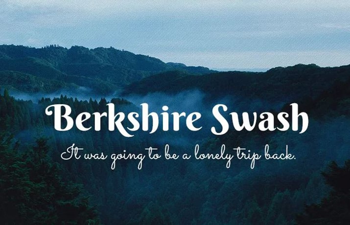 Berkshire Swash Font Family Free Download