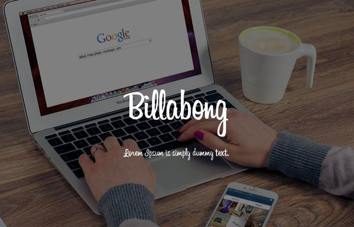 Billabong Font Family Free Download
