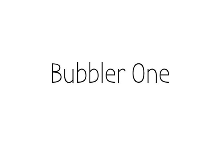 Bubbler One Font Family Free Download