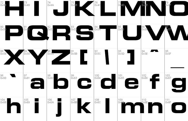 Euro Technic Font Free Download