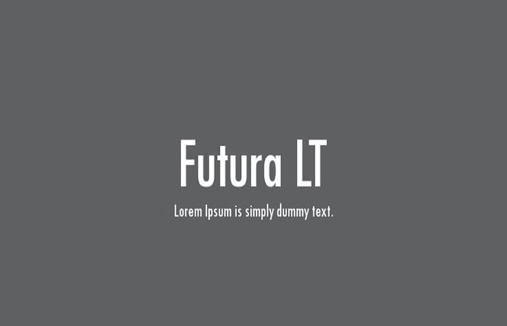 Futura Lt Font Free Download