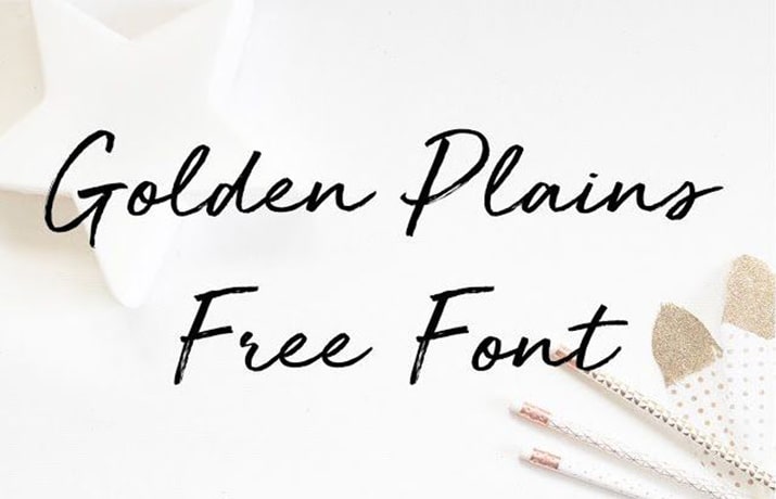 Golden Plains Font Family Free Download