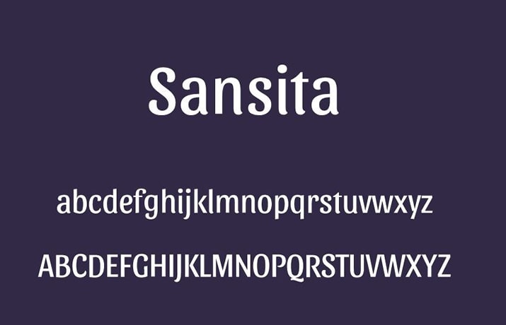 Sansita Font Free Download