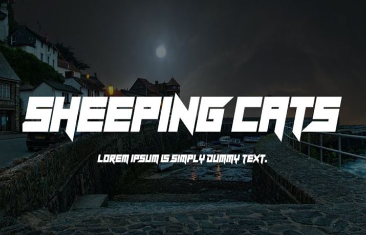 Sheeping Cats Font Family Free Download