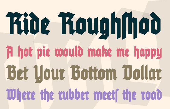 Tannenberg Font Family Download