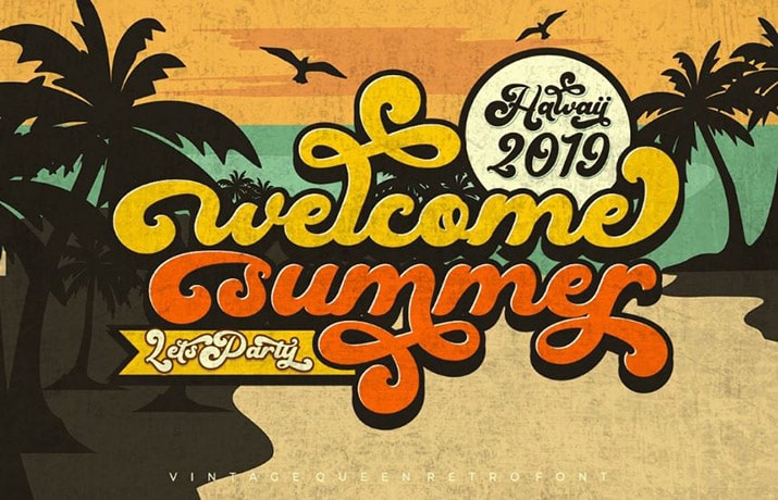 Vintage Queens Font Family Download