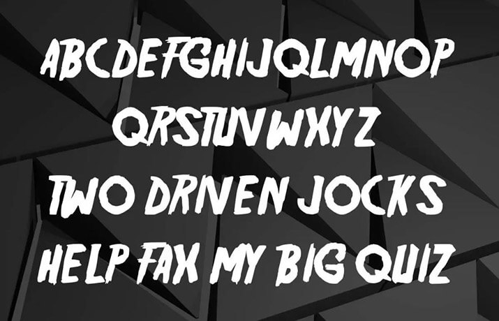 Friday the 13th Font Free Download