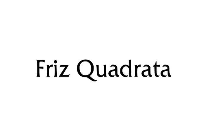 Friz Quadrata Font Family Free Download