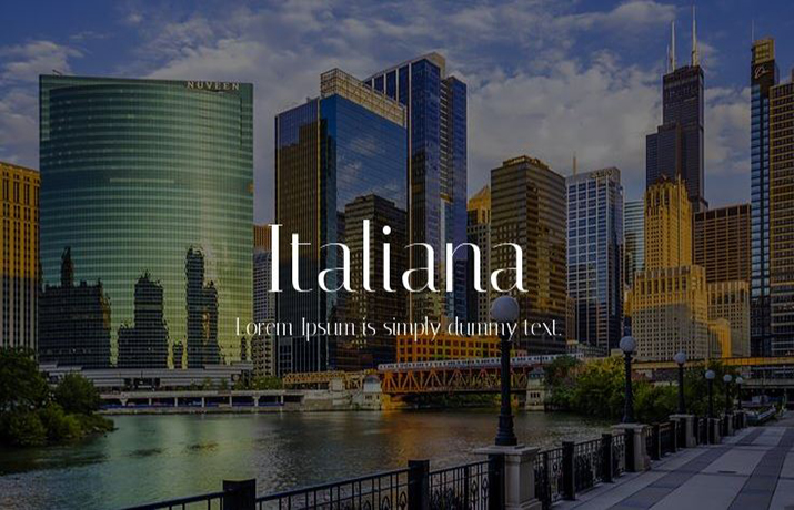 Italiana Font Family Free Download