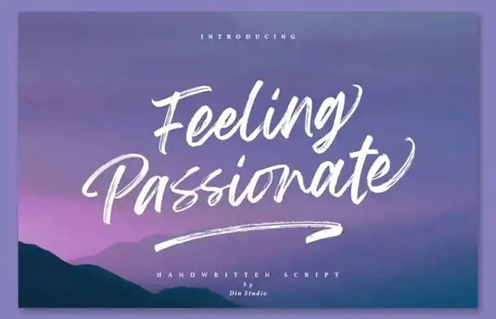 Feeling Passionate Font Family Free Download