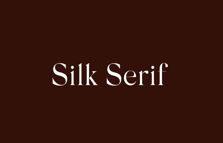 Silk Serif Font Family Free Download