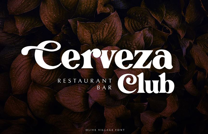 Olive Village Vintage Font Family Download