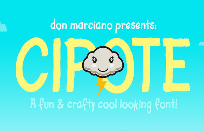 Cipote Font Family Free Download