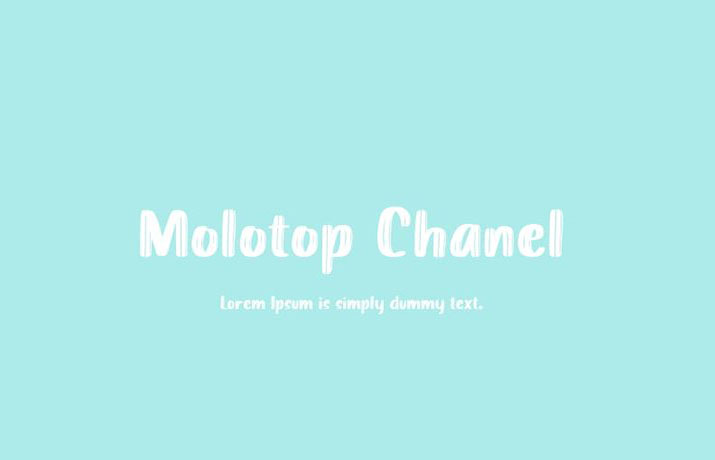 Molotop Chanel Font Family Free Download